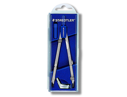 COMPAS STAEDLER BASIC MARS 554 T01 RALLONGE TLESCOPIQUE UNIVERSELLE ATTACHE-COMPAS POINTE RECHANGE MINE BOTIER