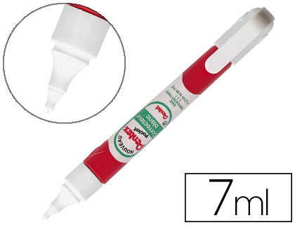 STYLO CORRECTEUR PENTEL PENTEX POCKET LARGEUR TRAC BILLE 2.4MM SANS PVC 7ML