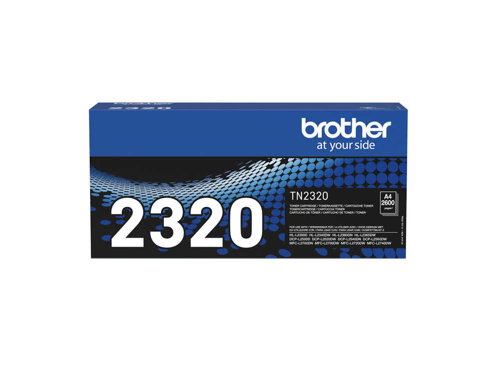 TONER LASER BROTHER TN2320 COULEUR NOIR HAUTE CAPACIT 2600P