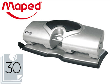 PERFORATEUR MAPED ADVANCED RGLETTE MULTIFORMATS A4 ET A5 CAPACIT PERFORATION 25 FEUILLES 4 TROUS NOIR 118X8X335MM