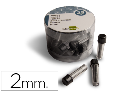 MINE LIDERPAPEL GRAPHITE GRANDE RSISTANCE POUR COMPAS 2MM TUI 3 UNITS