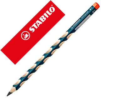 CRAYON GRAPHITE STABILO EASYGRAPH B EASY START POUR DROITIER ERGONOMIQUE MINE XXL 3,15MM CORPS TRIANGULAIRE