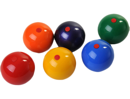 BALLE  GRAINS PLASTICO ROTOTECH REMPLISSABLE ENVELOPPE PLASTIQUE GRAINES VGTALES DIAMTRE 65MM 90G