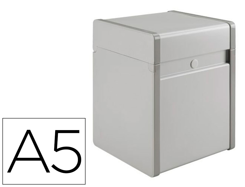 BOTE FICHES PROVENCE METAL LAQU BLANC CTS EN PLAS     TIQUE COULEUR 148X210MM DOCUMENTS A5 CAPACIT 500 FICHES