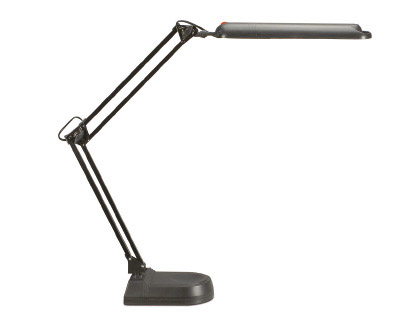 LAMPE BUREAU MAUL ATLANTIC LED SUR SOCLE BASSE CONSOMMATION CLASSE A 9W CORDON 1.8M 500MM COLORIS NOIR
