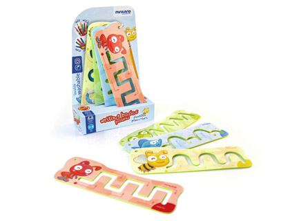 JEU MINILAND MODLE DE TRACS GRAFO PATTERNS LAVABLE 4 UNITS