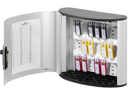 ARMOIRE  CLS DURABLE KEYBOX CODE ALUMINIUM CAPACIT 18 PORTE-CLS 302X280X118MM