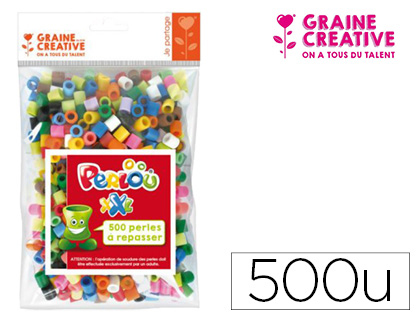 SACHET DE 500 PERLES MIXTES XXL 10MM
