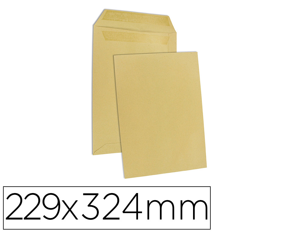 POCHETTE GPV KRAFT 90G C4 229X324MM FENTRE 50X110MM BOTE 250 UNITS