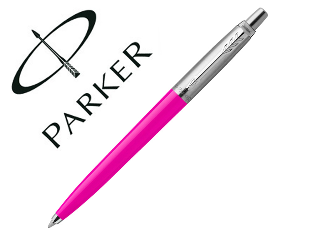 STYLO-BILLE PARKER JOTTER RETRACTABLE POINTE MOYENNE    FINITION MAGENTA BRILLANTE    AVEC 1 RECHARGE QUINKFLOW