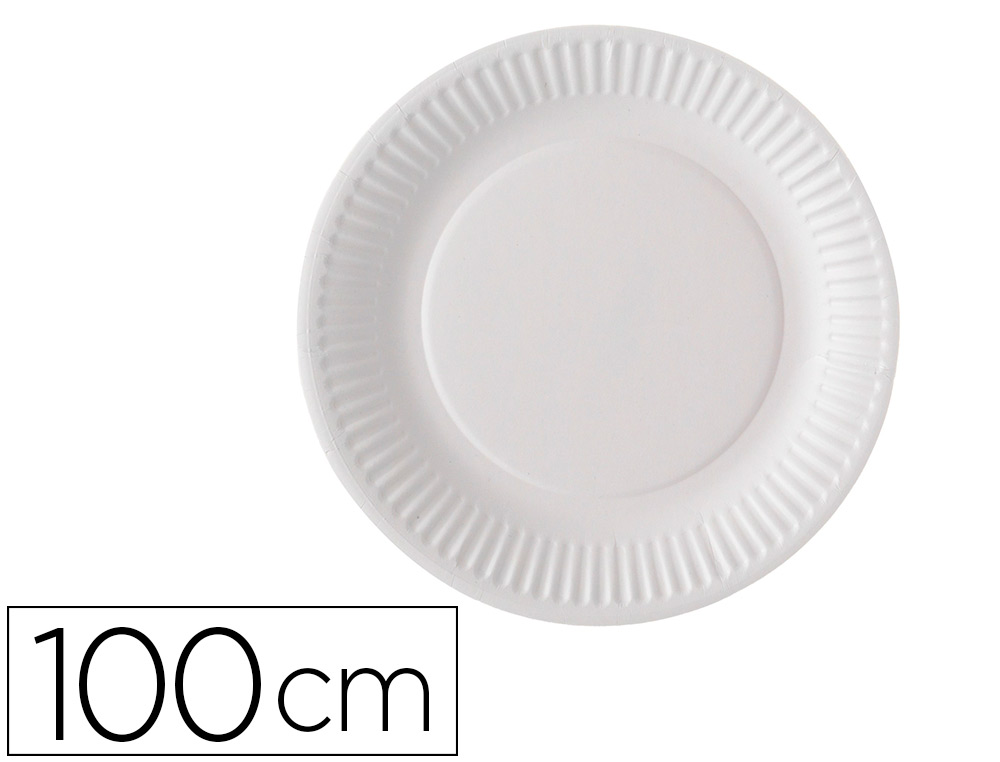 ASSIETTE JET.CARTON PLASTIFIE PAQUET DE 100