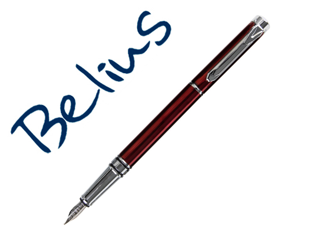 STYLO PLUME BELIUS NUREMBERG COLORIS ROUGE ENCRE BLEUE