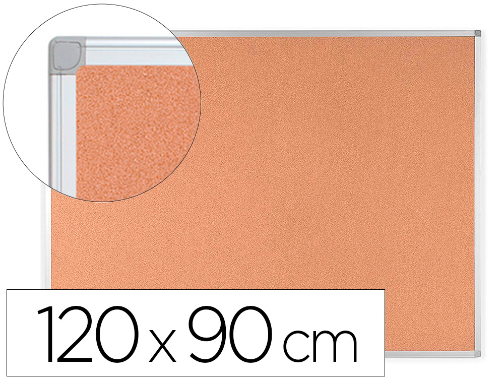 TABLEAU LIGE Q-CONNECT MURAL CADRE ALUMINIUM RSISTANCE HUMIDIT ACCESSOIRES FIXATION MUR 1MM PAISSEUR 120X90CM